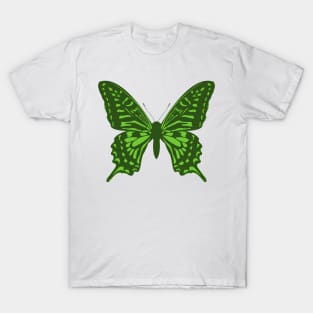 Copy of Butterfly, green T-Shirt
